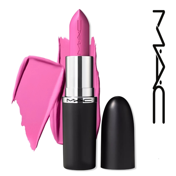 MAC 🩷 M·A·Cximal Sleek Satin Lipstick - Saint Germain - Clean Pastel Pin - Picture 2 of 7